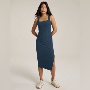 Beyond Yoga Spacedye Icon Midi Dress Navy XS